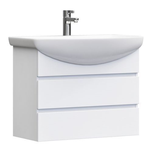 Тумба под раковину Vigo Wing tp.WIN.BAL.70.2Y белый 66х32х52 подвесная