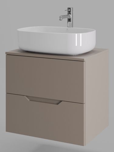 Тумба с раковиной Orange Line Li-60TuLMDF+B07-540W 61х46х71