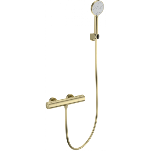 Смеситель для душа Wonzon & Woghand Inn WW-A2006-A-BG настенный золото с термостатом