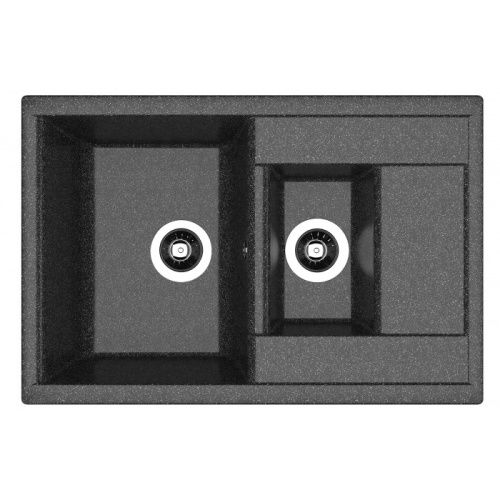 Кухонная мойка Dr.Gans Астра 760К 25.065.D0760.407 76х51 цвет черный поверхность матовая