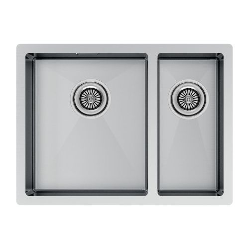 Кухонная мойка Paulmark GERBERG 59/2S UNI PM225944-BSL 34х39 цвет брашированная нержавеющая сталь поверхность матовая