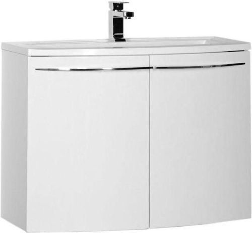 Тумба с раковиной De Aqua Токката 167141 90х43х64 напольная/подвесная цвет белый