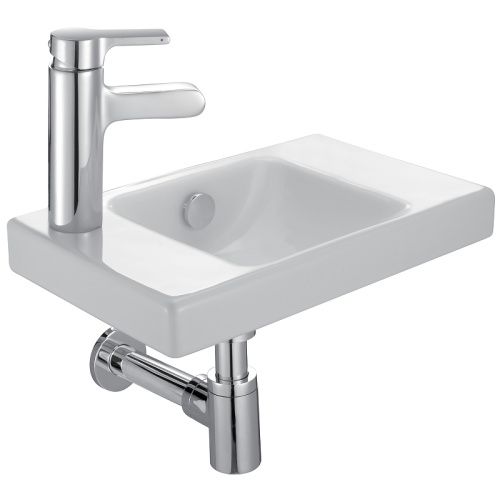 Раковина из сантехнического фарфора Jacob Delafon Odeon Up 40 см E4759G-00 подвесная цвет белый 1 отверстие под смеситель