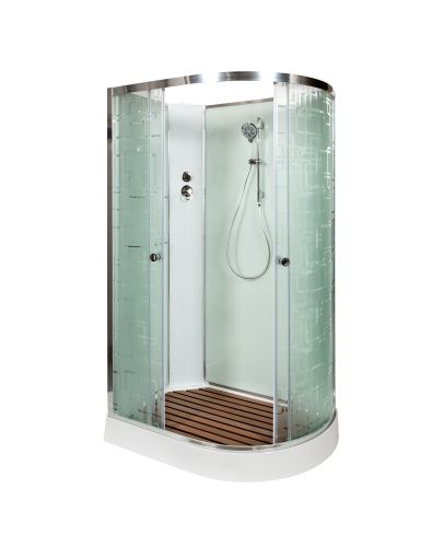 Душевая кабина AvaCan EM1511LN 110х80 асимметричная без крыши ориентация левая