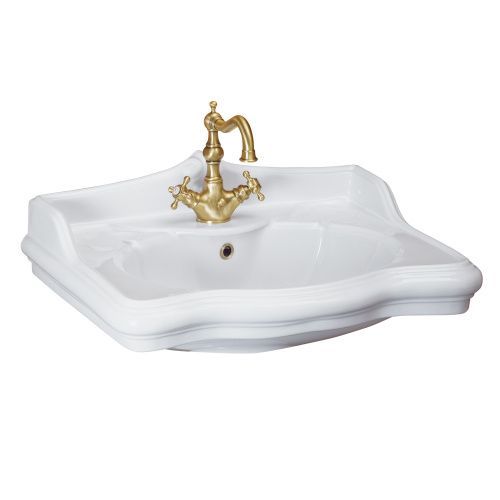 Раковина керамическая Migliore IMPERO 20787 70х55 подвесная цвет белый 1 отверстие под смеситель