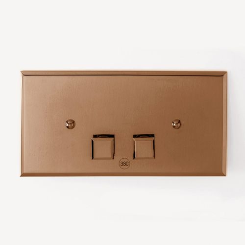 Клавиша смыва пневматическая 3SC Square Plaque SQL00BS цвет бронза