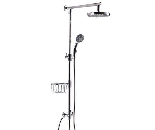 Душевая стойка WasserKRAFT A015 настенная цвет хром