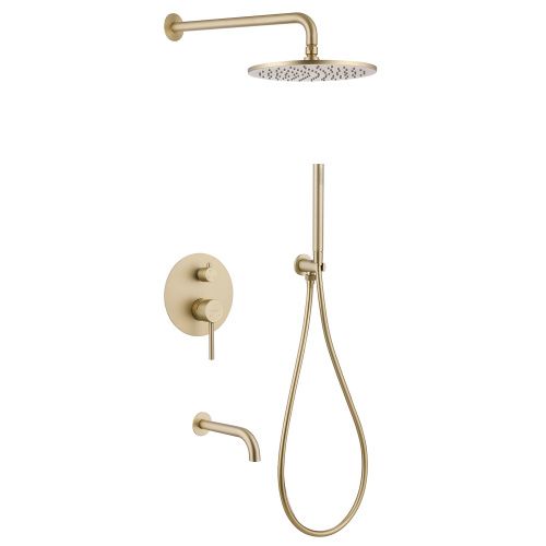 Душевая система ABBER AF8117G встраиваемая в стену