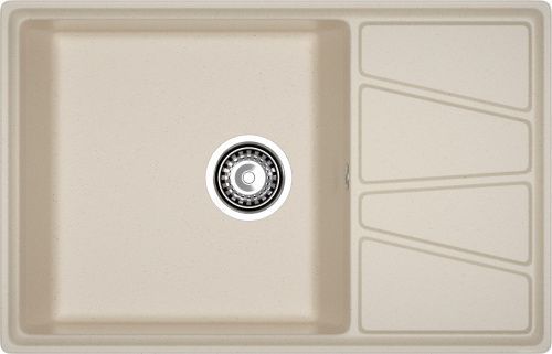 Кухонная мойка Granfest Vertex V-780L кашемир 78х50 цвет бежевый поверхность матовая