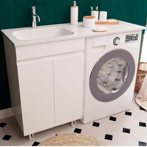 Тумба с раковиной Эстет Barcelona Luxe ФР-00007065 120х48х89 напольная цвет белый