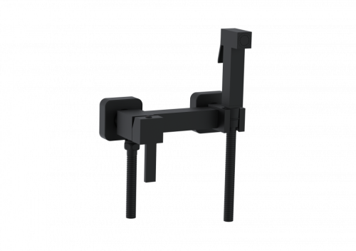 Гигиенический душ со смесителем Ceramalux DBS/001 черный матовый