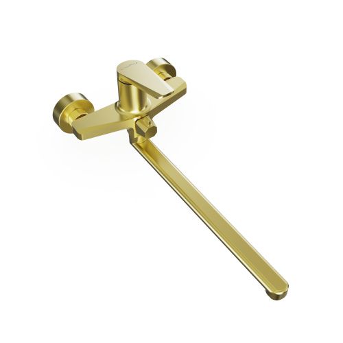 Смеситель для ванны Tokito KIN TOK-KIN-1015 настенный брашированное золото