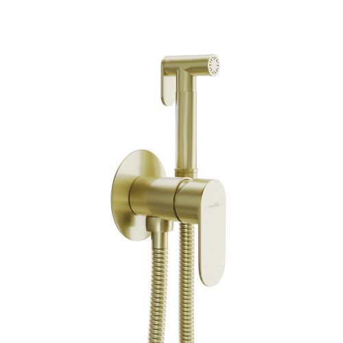 Гигиенический душ со смесителем Tokito FURO TOK-FUR-1016BG брашированное золото