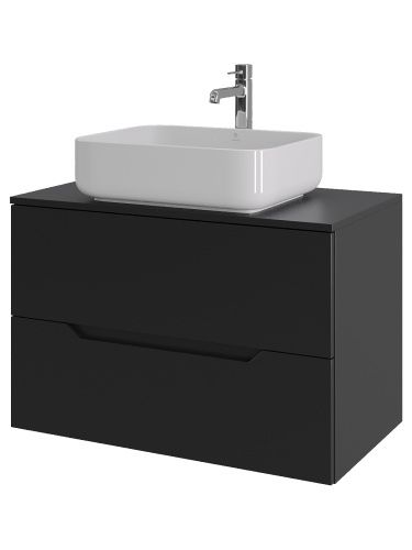 Тумба с раковиной Orange Line Li-80TubMDF+B05-500W 81х46х68