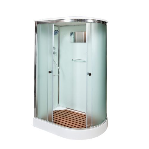 Душевая кабина AvaCan D012SL 120х90 асимметричная с крышей ориентация левая