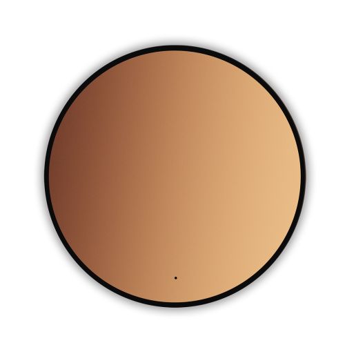 Зеркало в ванную Azario Monaco-BLACK LED-00002770 77х77 цвет черный