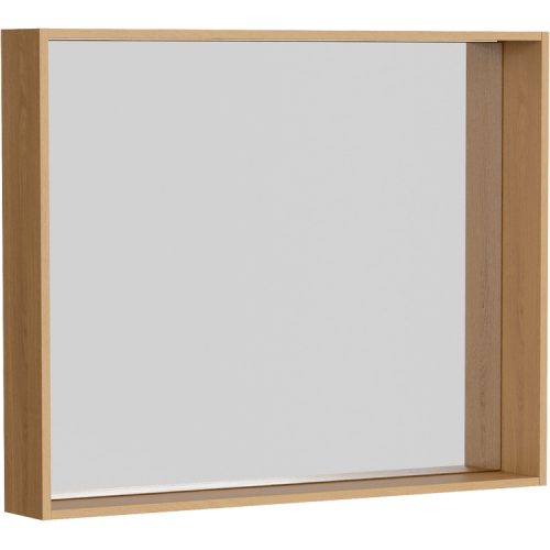 Зеркало в ванную Aqwella Y BAS0210DZ 100х14 цвет коричневый