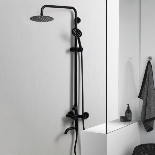 Душевая стойка Melana Tondo 610107B настенная