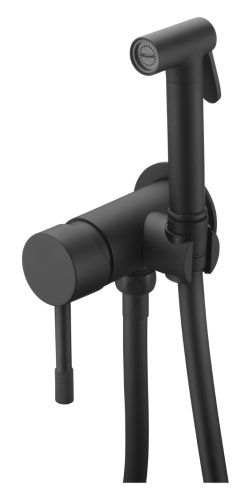 Гигиенический душ со смесителем Boheme Uno 467-B черный