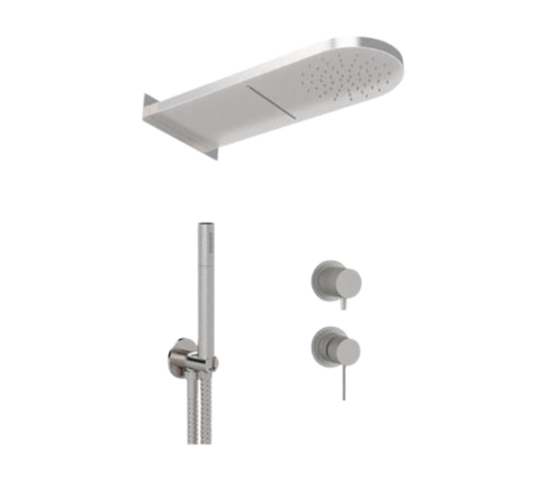 Душевая система Remer X Style Inox SSX93PS02MMCA встраиваемая в стену