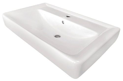 Раковина керамическая Aquaton Тигода 1WH302083 70х50 накладная цвет белый 1 отверстие под смеситель