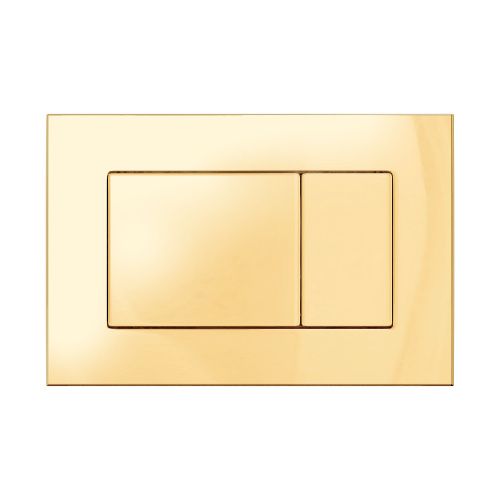 Клавиша смыва механическая Berges АТОМ 049235 цвет золото глянцевое