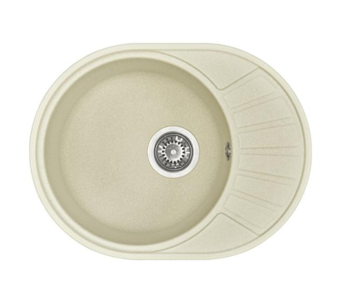 Кухонная мойка Aquaton Чезана 1A711232CS240 57х44 цвет жемчуг