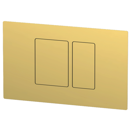 Клавиша смыва механическая Remer RB820DO цвет золото глянцевое