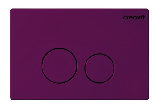 Клавиша смыва механическая Creavit GP9002.08 цвет фиолетовый матовый