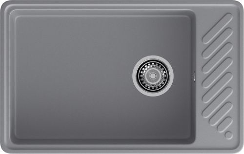 Кухонная мойка Granfest Quarz 51 темно-серый 75х48 цвет темно-серый поверхность матовая