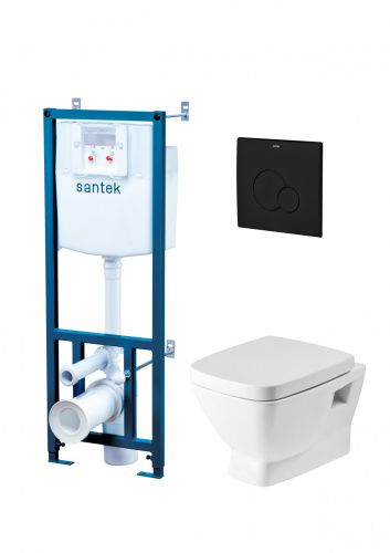 Комплект унитаз с инталляцией и клавишей смыва Santek Нео 1WH501776