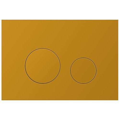 Клавиша смыва механическая KK POL M11 SPP/038/0/K цвет золото матовое