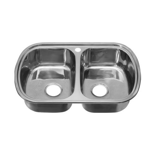 Кухонная мойка Melana 229 ti (*7) 77х49 цвет хром поверхность глянцевая