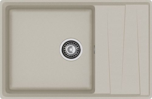 Кухонная мойка Granfest Level LV-760L топаз 76х50 цвет серый поверхность матовая