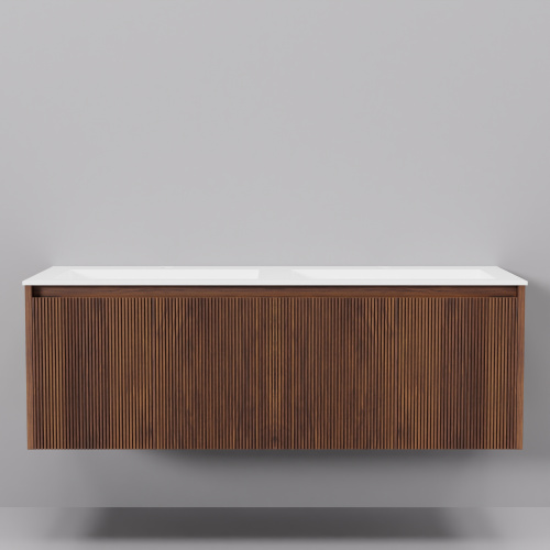 Тумба с раковиной Art Decco Camilla (Камилла) ACM12W22D100 120x45x40 подвесная цвет черный орех