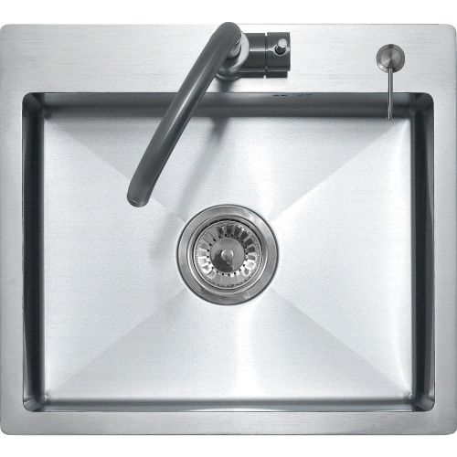 Кухонная мойка Melana ProfLine MLN-R5045H+дозатор 50х45 цвет сатин поверхность матовая