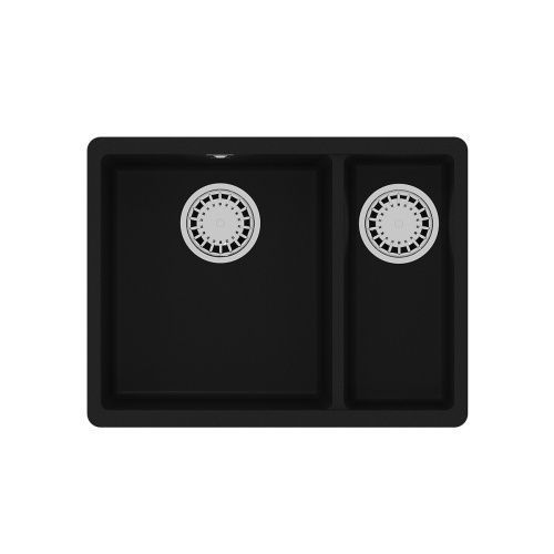 Кухонная мойка LeMark Sinara 550.2-u 9910079 55х42 цвет антрацит поверхность матовая