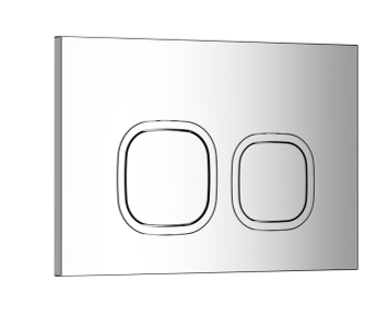 Клавиша смыва механическая Cerutti SPA CR01GD цвет золото