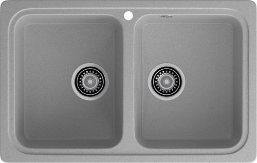 Кухонная мойка Granfest Standart S-780K серый 79х50 цвет серый поверхность матовая