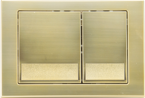 Клавиша смыва механическая KK POL M06 SPP/028/BG/K цвет брашированное золото