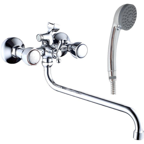 Cмеситель для ванны и душа Haiba HB2209 настенный хром