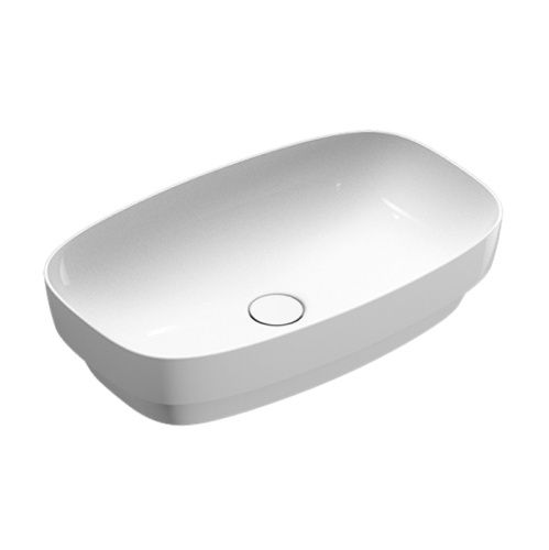 Раковина керамическая Catalano Alvea 60 см 624600001 полувстраиваемая цвет белый без отверстий под смеситель