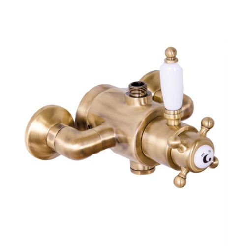 Смеситель для душа Gattoni Termostatici TSRE940V0.I br настенный бронза с термостатом