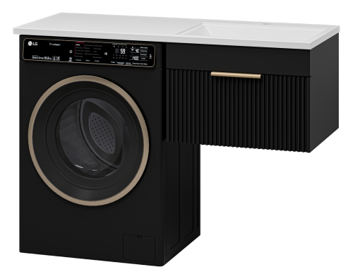 Тумба под раковину Brevita Enfida ENF-09060-021Я 56х47х38 подвесная цвет черный