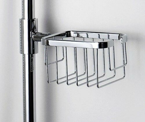 Душевая стойка WasserKRAFT A015 настенная цвет хром - фото 5