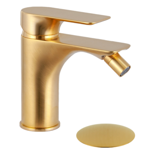 Смеситель Remer Infinity I20BG на биде брашированное золото