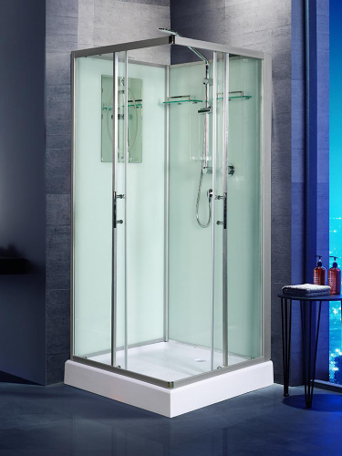 Душевая кабина WeltWasser WW500 LAINE 901 (10000003259) 90х90 без крыши ориентация универсальная