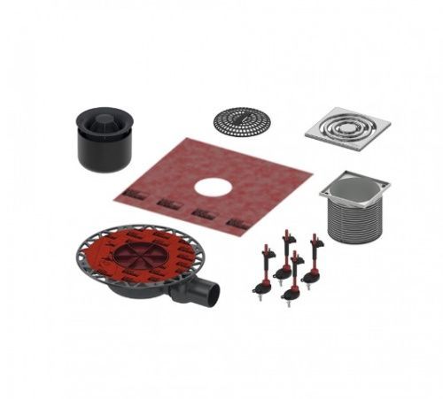 Душевой трап Tece KDP-S120 в пол