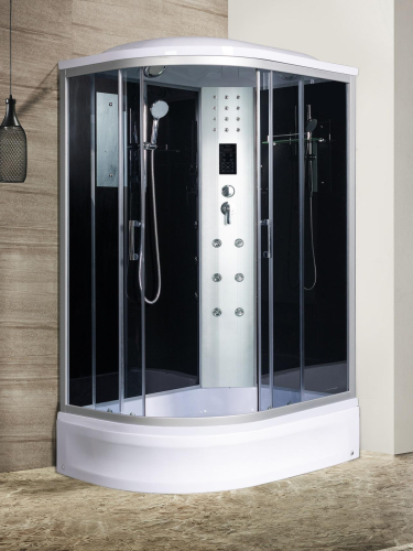 Душевая кабина River DUNAY 120/90/24 TH R (10000003131) 120х90 асимметричная с крышей ориентация правая