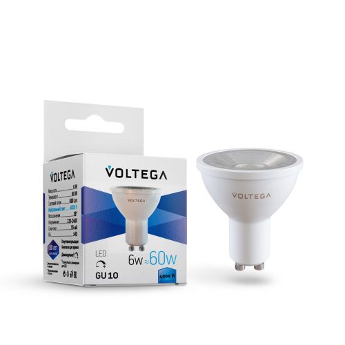 Лампа светодиодная Voltega Sofit dim GU10 Lens 7109